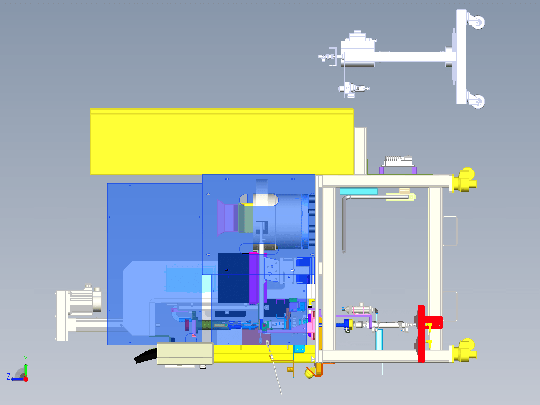 OP210 上箱体衬套压装，上箱体涂脂，将衬套压入上箱体