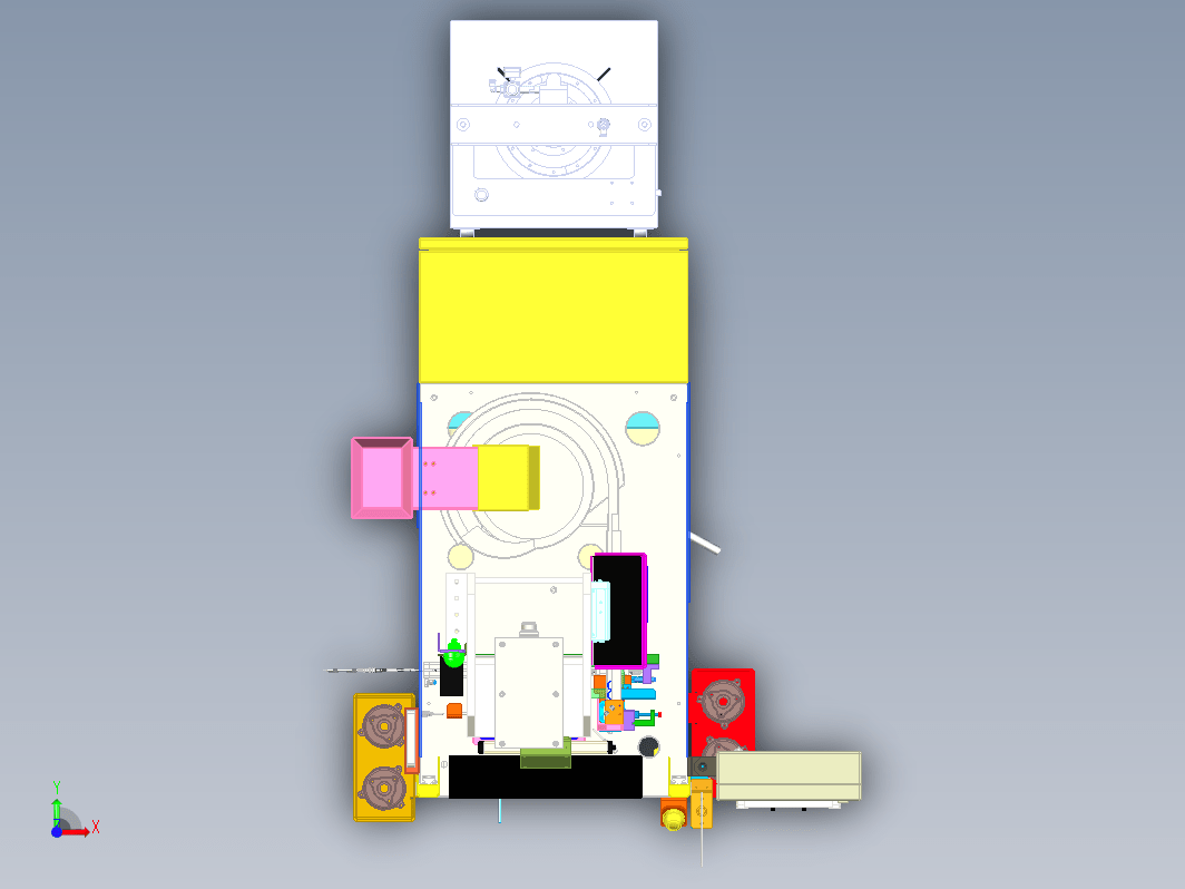 OP210 上箱体衬套压装，上箱体涂脂，将衬套压入上箱体