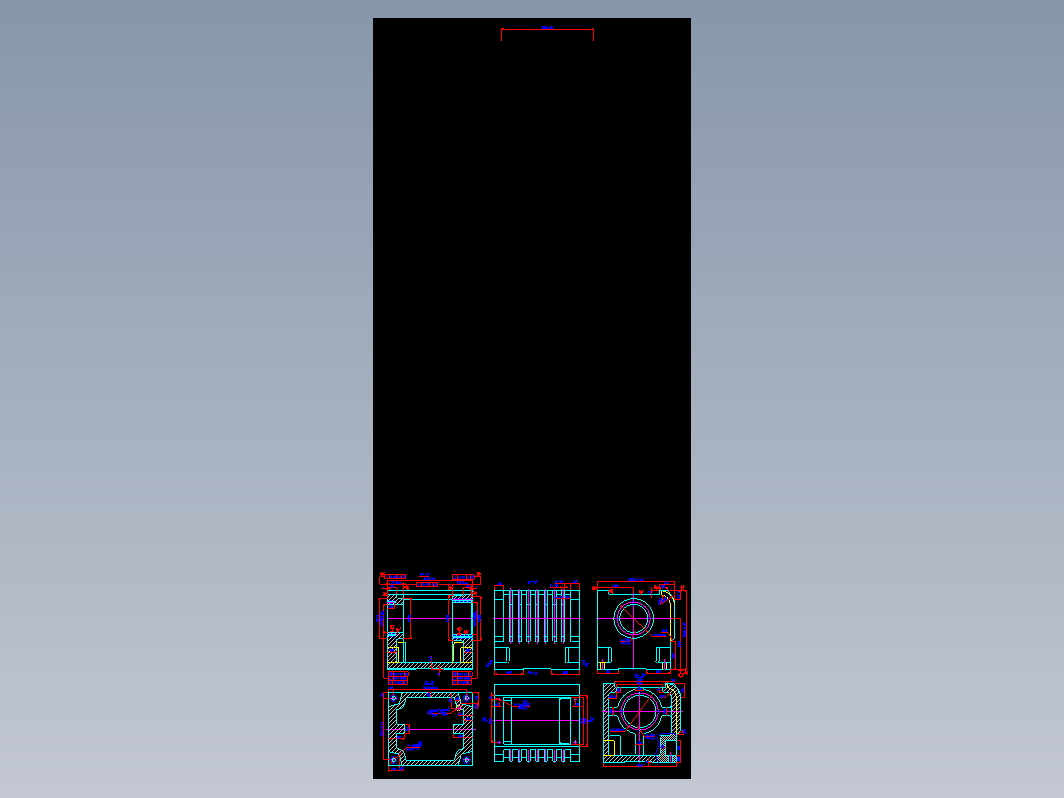 6130数控车床(床头箱)