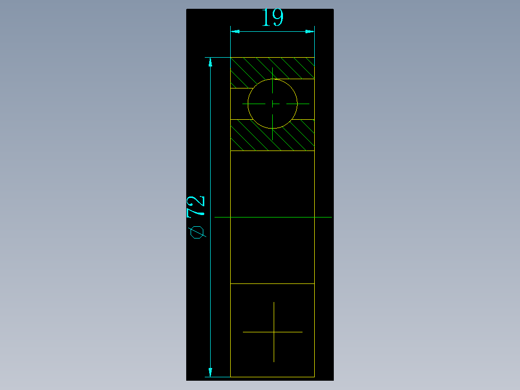 角接触球轴承(GB292-83)7306