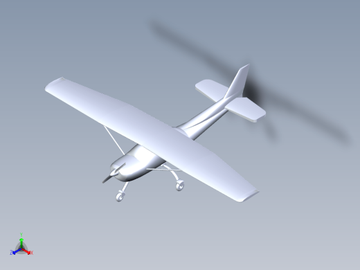 飞机 cessna-152-assembly-1 1 STP缩略图