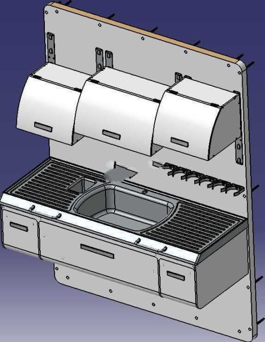 739厨房卫浴CATIA V5 R21设计