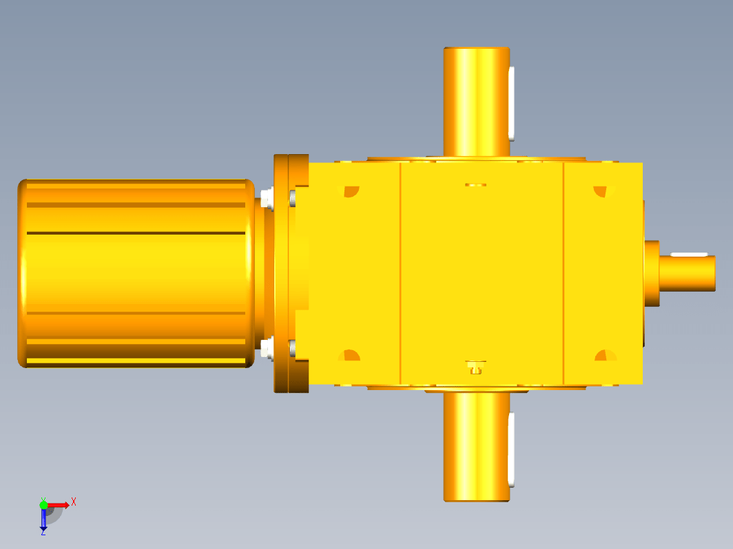 Rv蜗轮蜗杆减速器设计三维Step+CAD+说明书