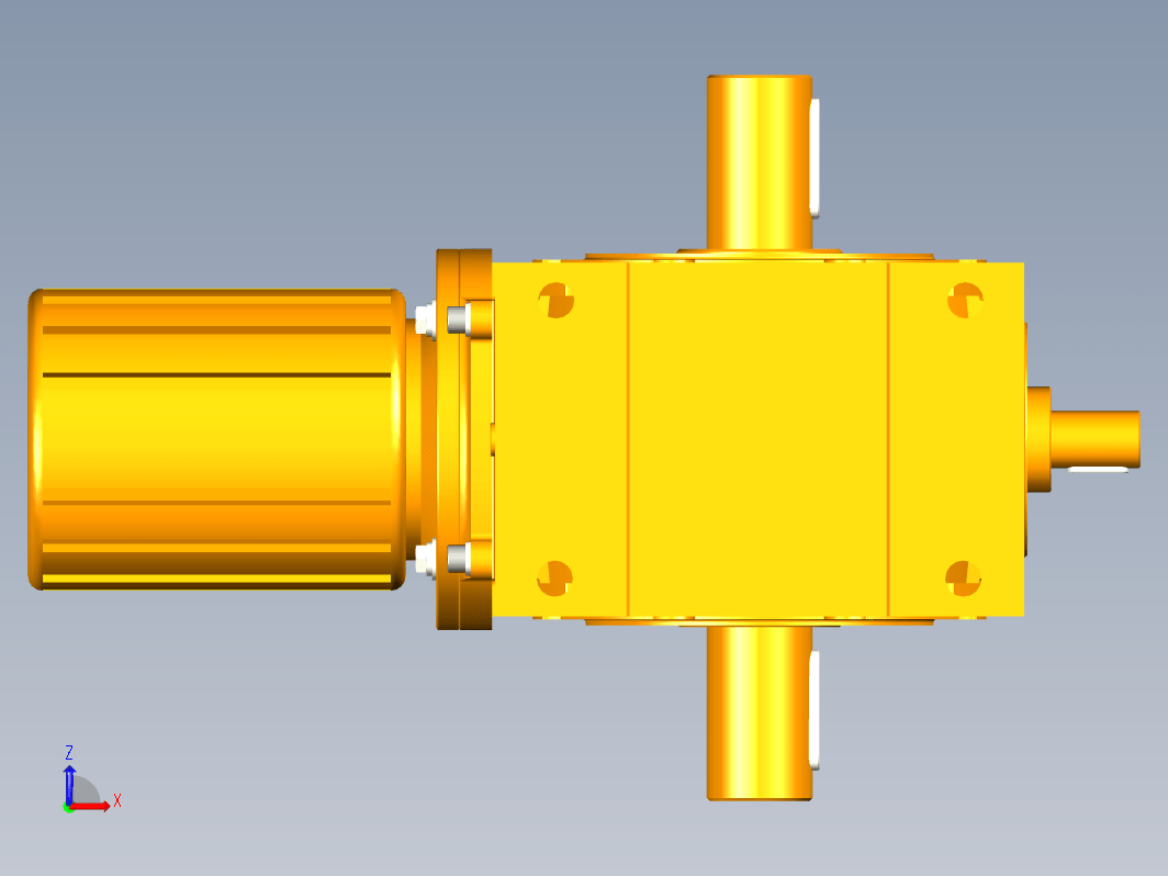 Rv蜗轮蜗杆减速器设计三维Step+CAD+说明书