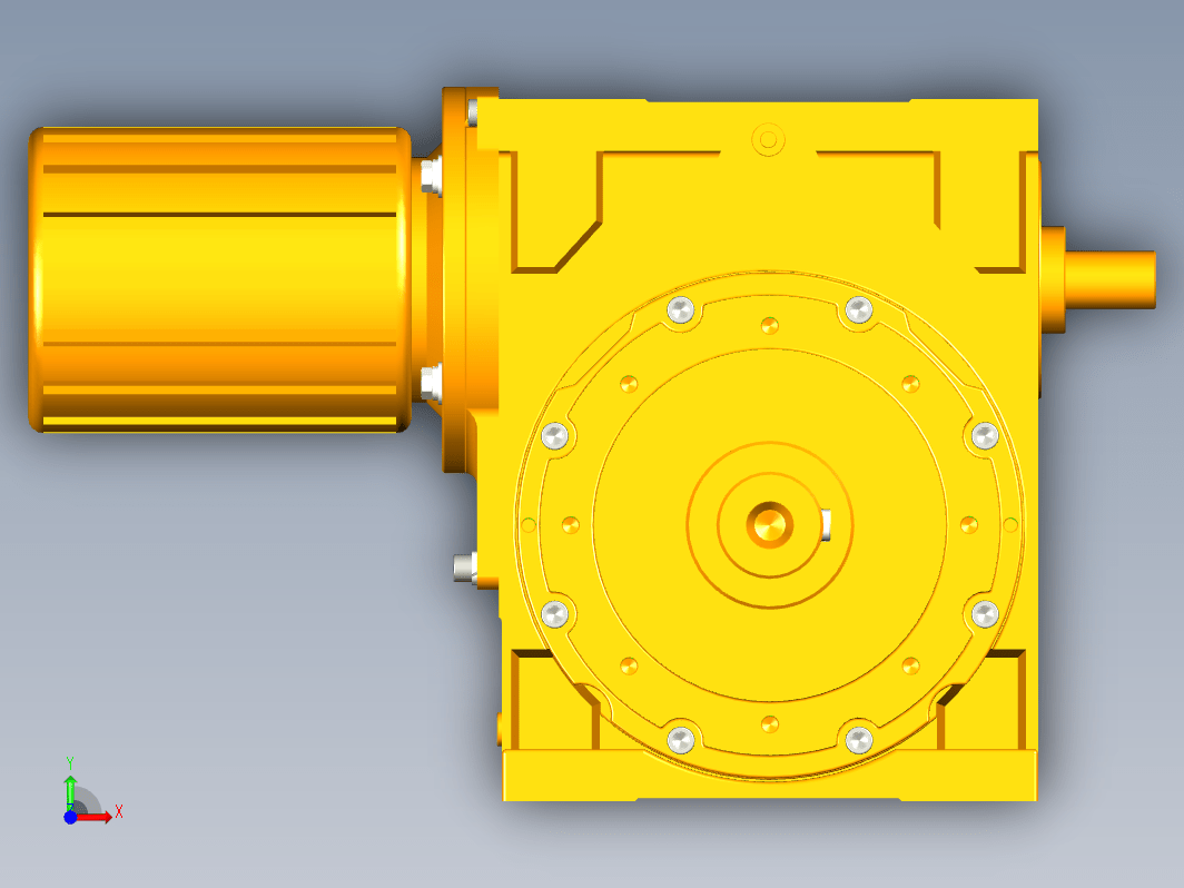 Rv蜗轮蜗杆减速器设计三维Step+CAD+说明书