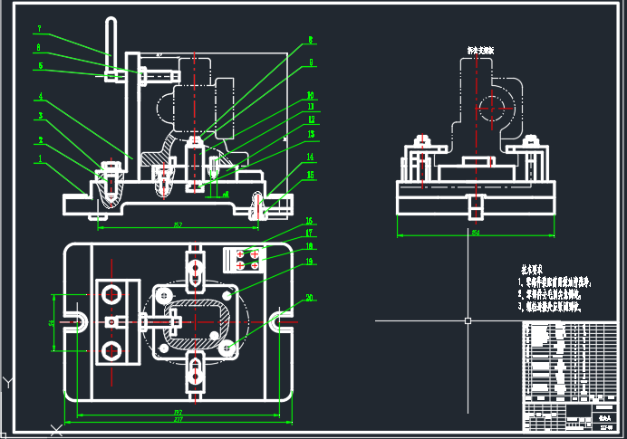 快速阀阀盖加工工艺及其专用夹具设计三维SW2018带参+CAD+说明书