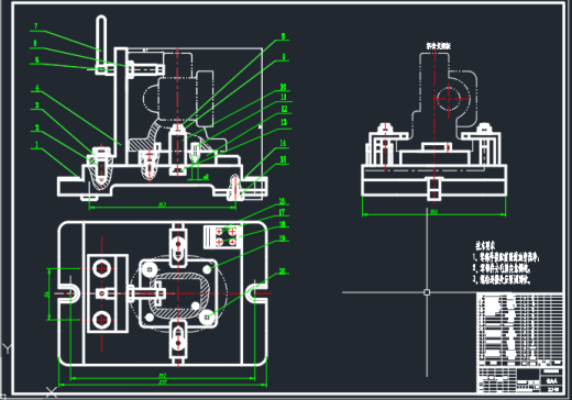 快速阀阀盖加工工艺及其专用夹具设计三维SW2018带参+CAD+说明书缩略图