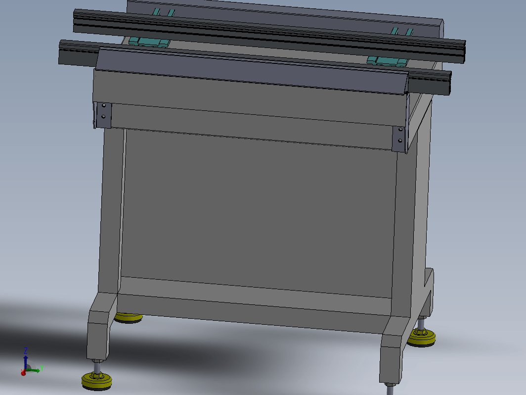 SMT产线模型-1冷却传输带