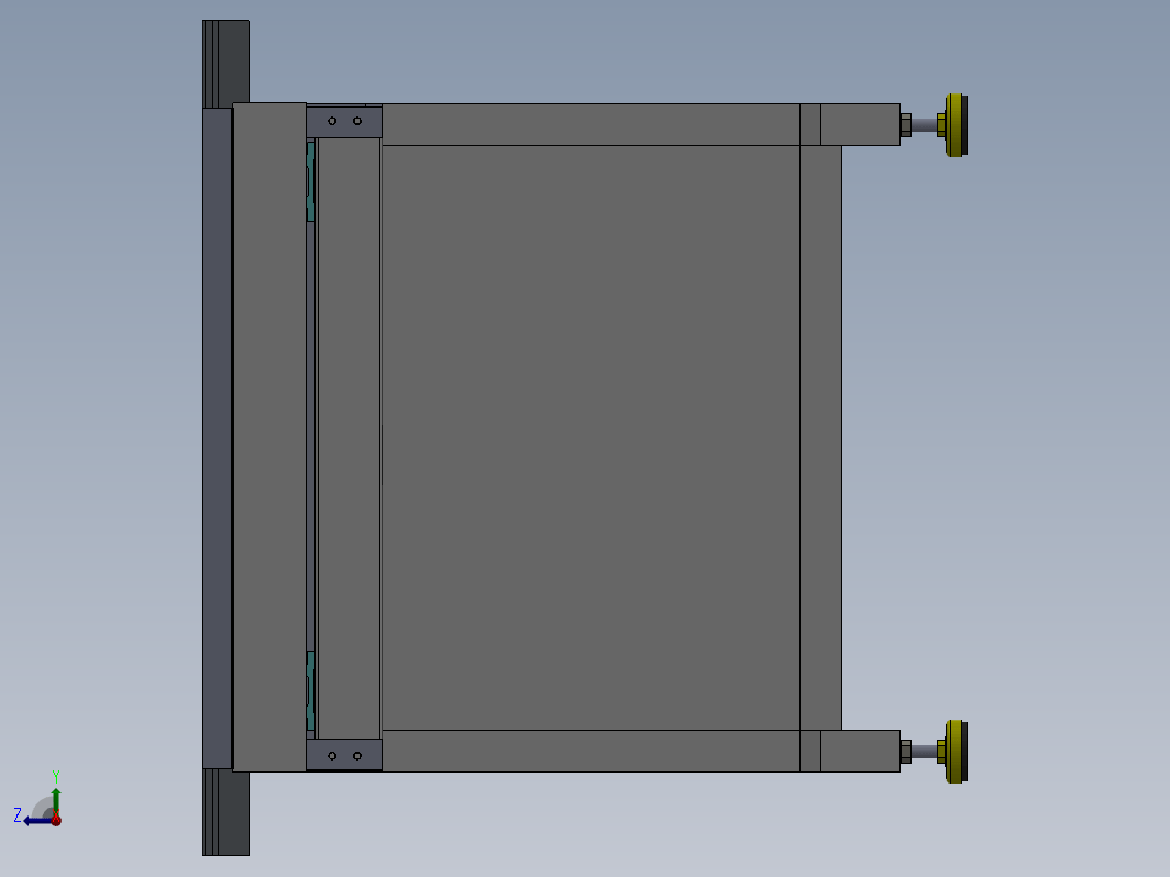 SMT产线模型-1冷却传输带