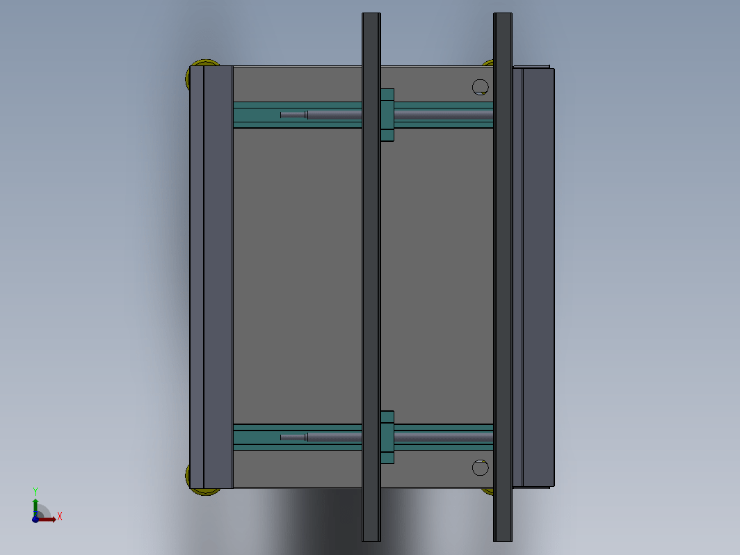 SMT产线模型-1冷却传输带