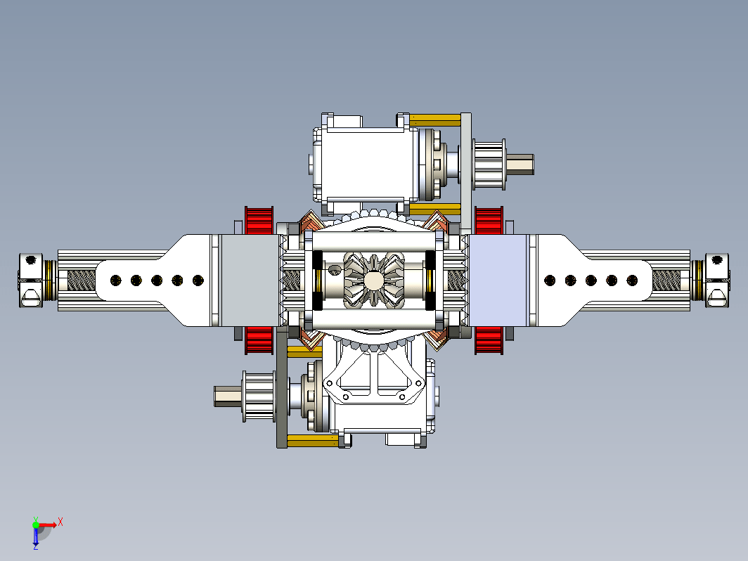 皮带传动差速器关节 Belt Drive Differential Wrist