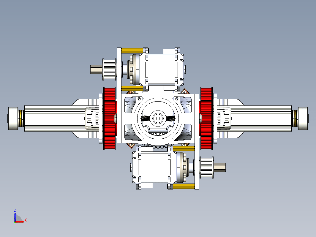 皮带传动差速器关节 Belt Drive Differential Wrist