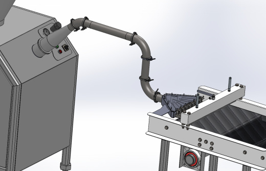 工业食品加工设备挤压机3D图纸 Solidworks设计 附STEP IGS缩略图
