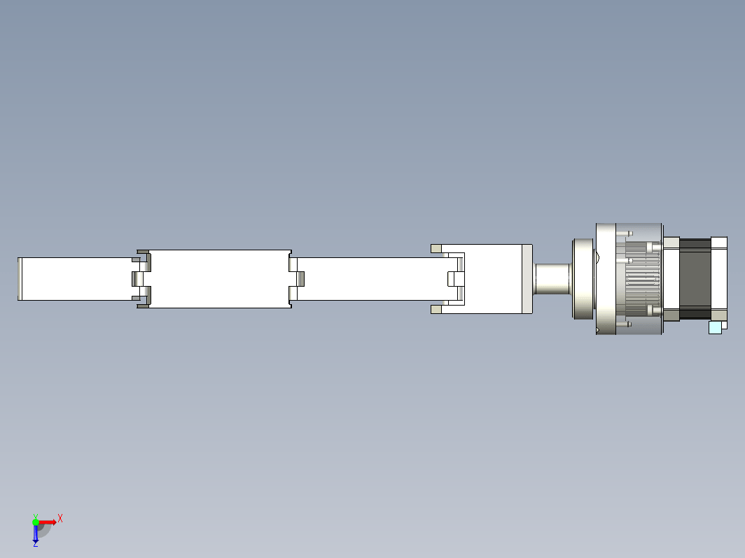 带线性执行器的双指关节夹持器