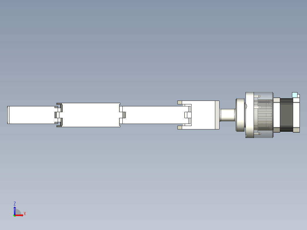 带线性执行器的双指关节夹持器