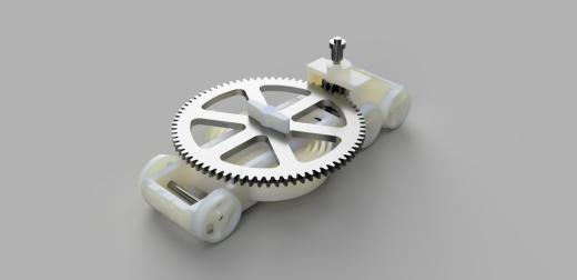 3D 打印发条 O 比例火车模型缩略图