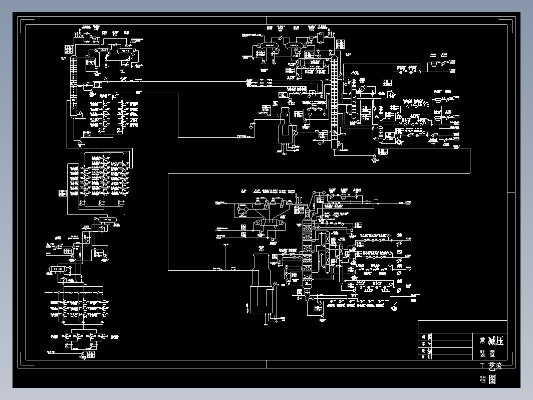 常减压装置工艺流程图