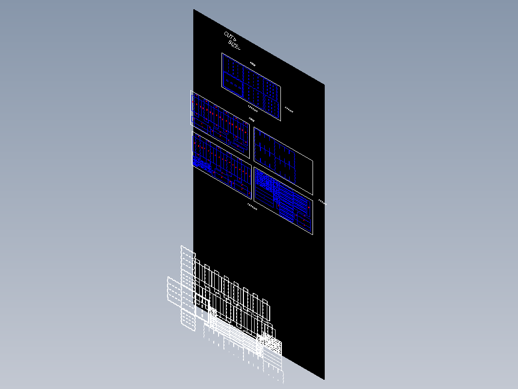 纸盒激光切割DWG文件