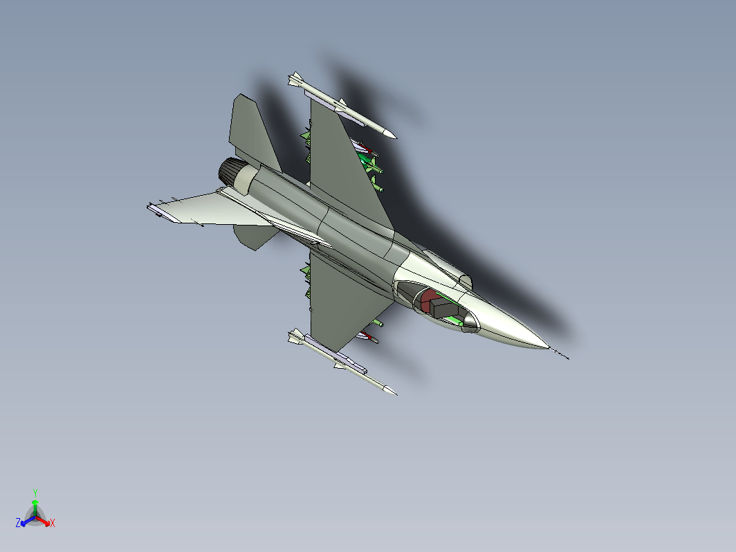 f-16-fighter-jet F-16喷气式多用途战斗机