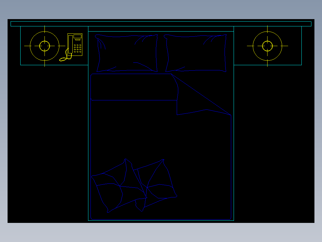 双人床组001