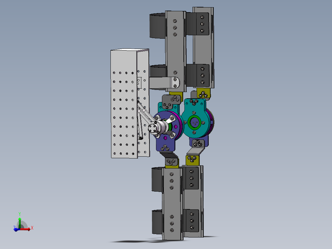 膝关节康复机器人三维SW2020带参+CAD+说明书