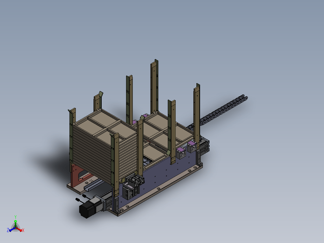 硬盘上料机3D