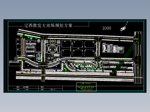 辽西批发大市场总平面缩略图