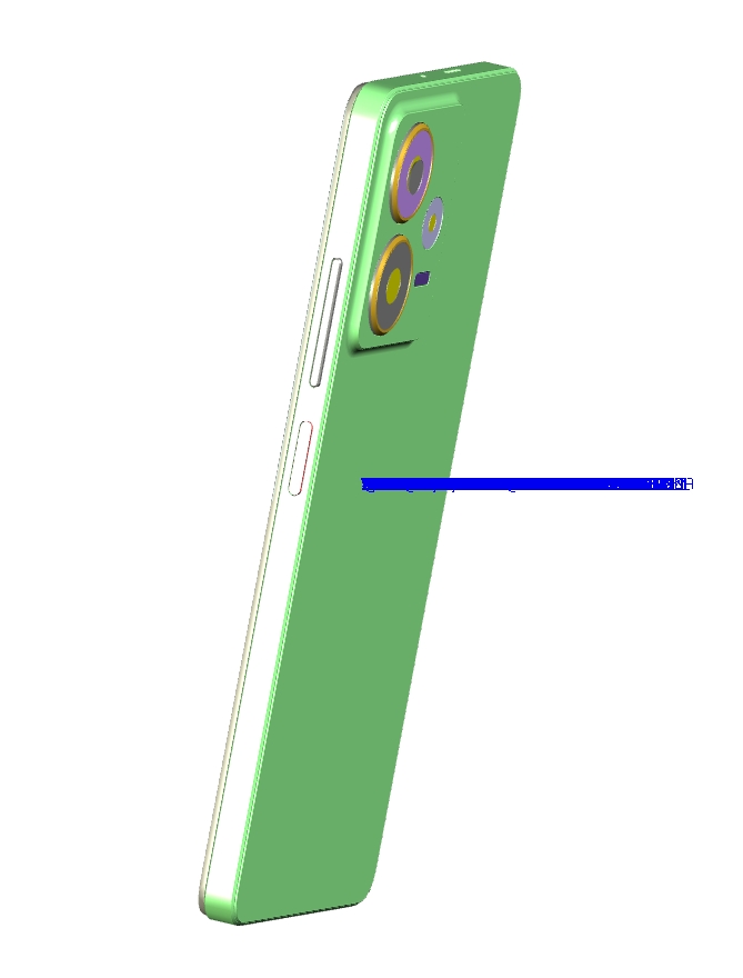 5G智能手机3D结构图三维ProE5.0无参