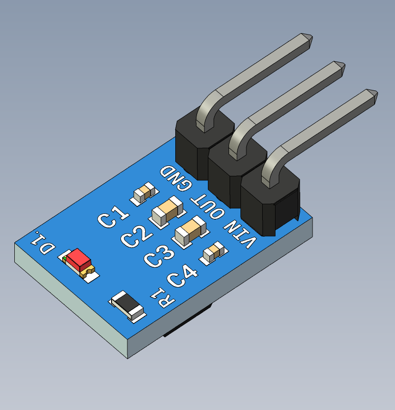 LDO模块AMS1117 3.3V 800mA 3pin