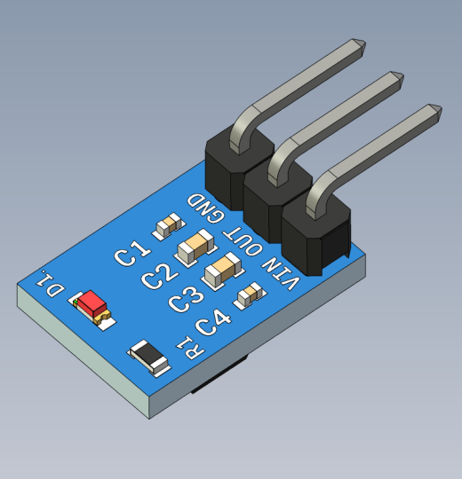 LDO模块AMS1117 3.3V 800mA 3pin缩略图