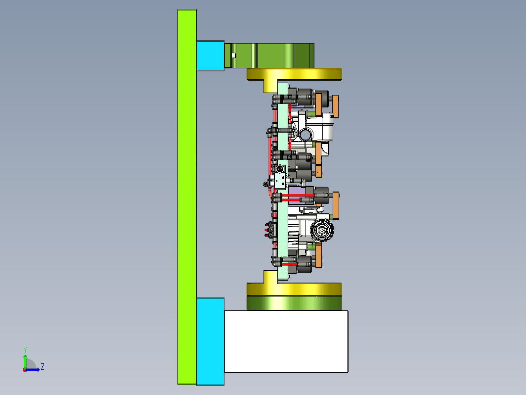 汽车零部件四轴加工中心夹具