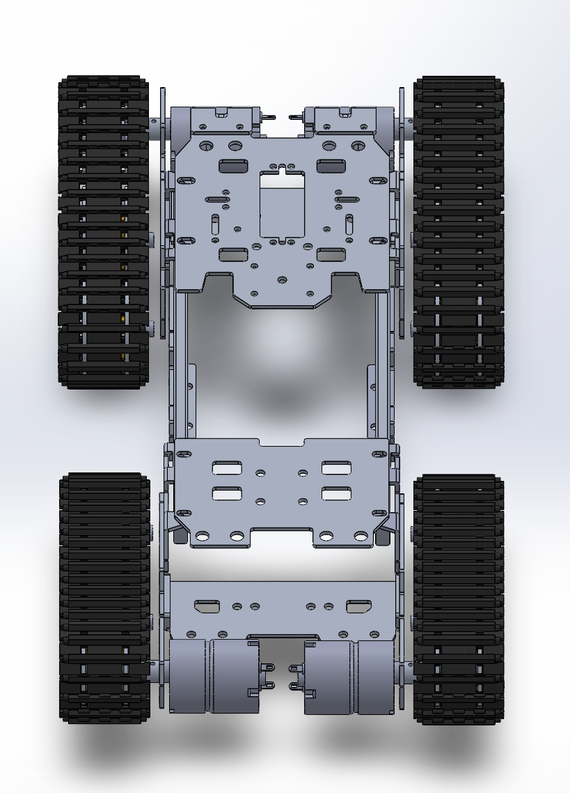 SN1300 RC四轮履带坦克底盘