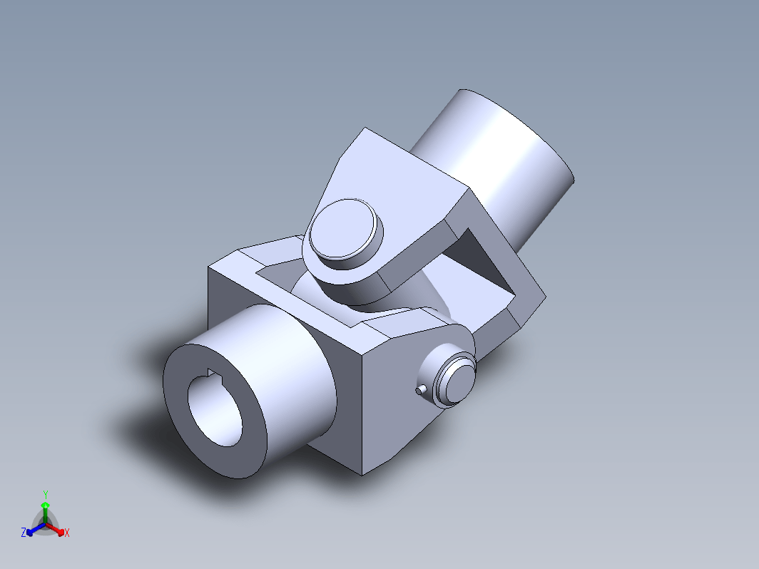 万向联轴器三维模型