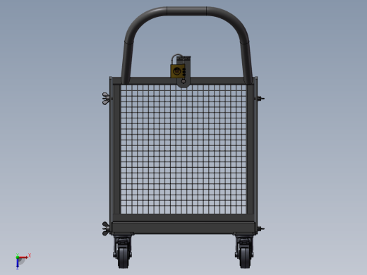 移动物料框3D数模图纸 Solidworks设计 附STEP缩略图