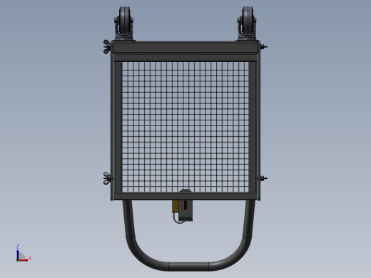 移动物料框3D数模图纸 Solidworks设计 附STEP缩略图