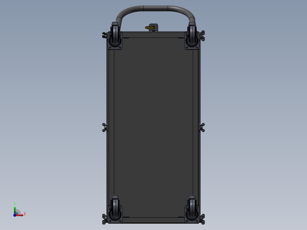 移动物料框3D数模图纸 Solidworks设计 附STEP