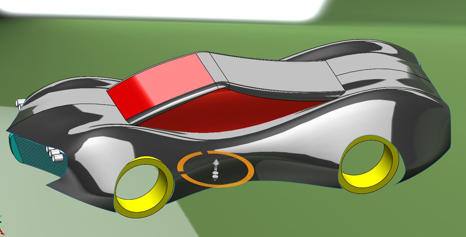 汽车概念 3D 建模