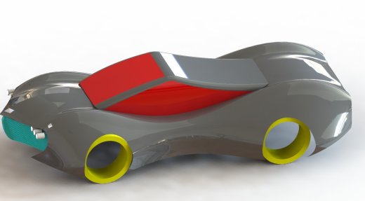 汽车概念 3D 建模