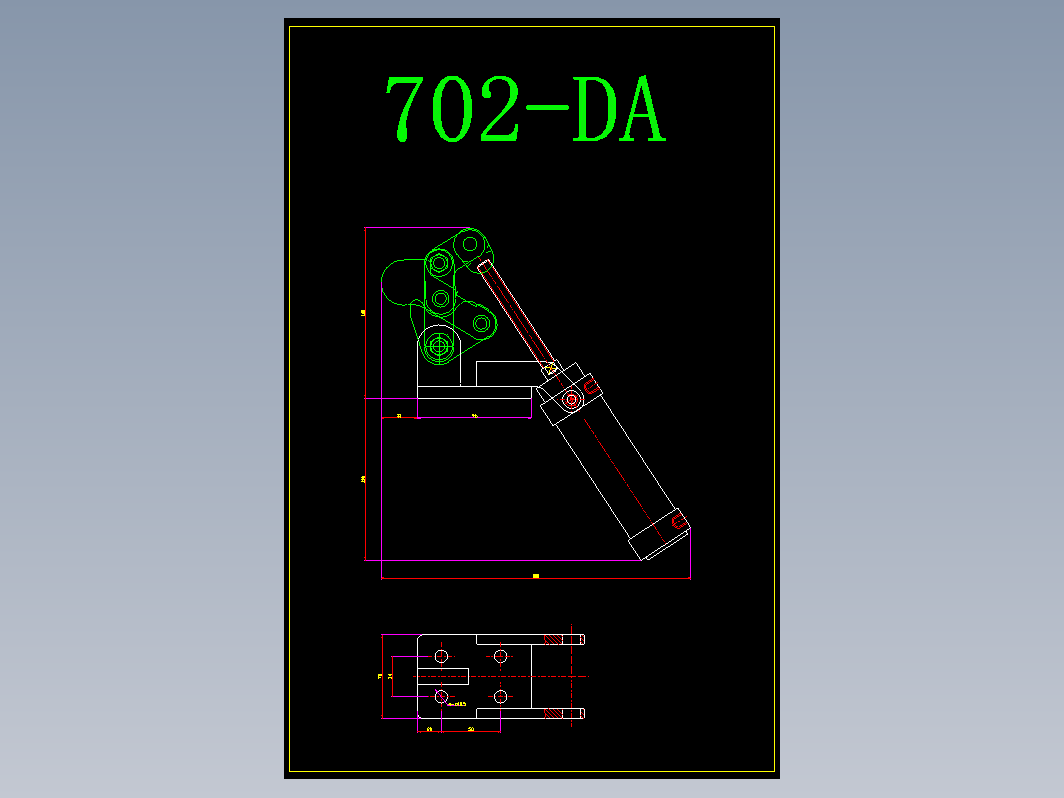 垂直式肘夹-q-702-DA