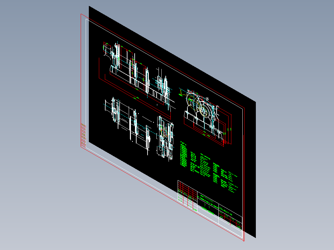 φ54单侧式液压起锚机