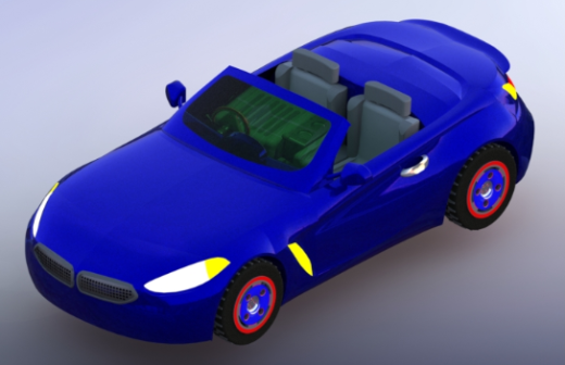 Surface modeling轿车缩略图