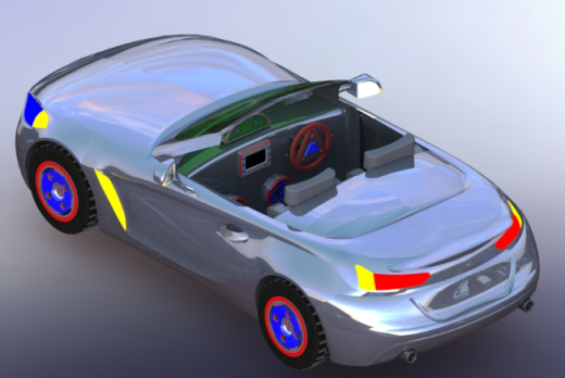 Surface modeling轿车缩略图
