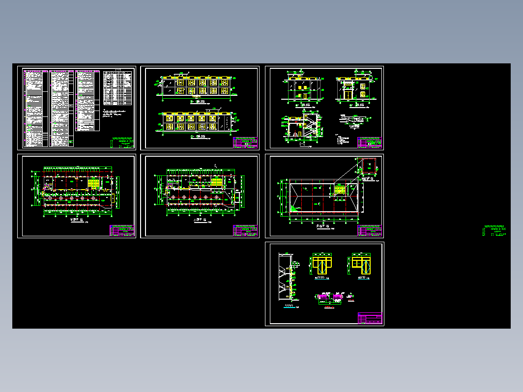 某泵站主厂房建筑图