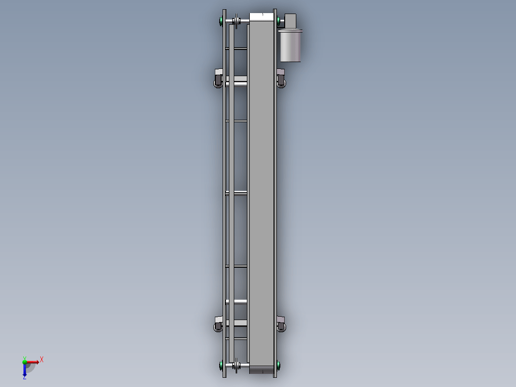 流水线 3D模型