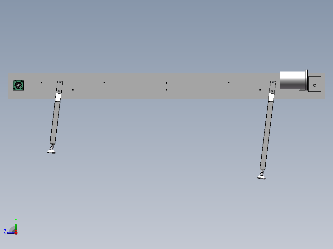 流水线 3D模型