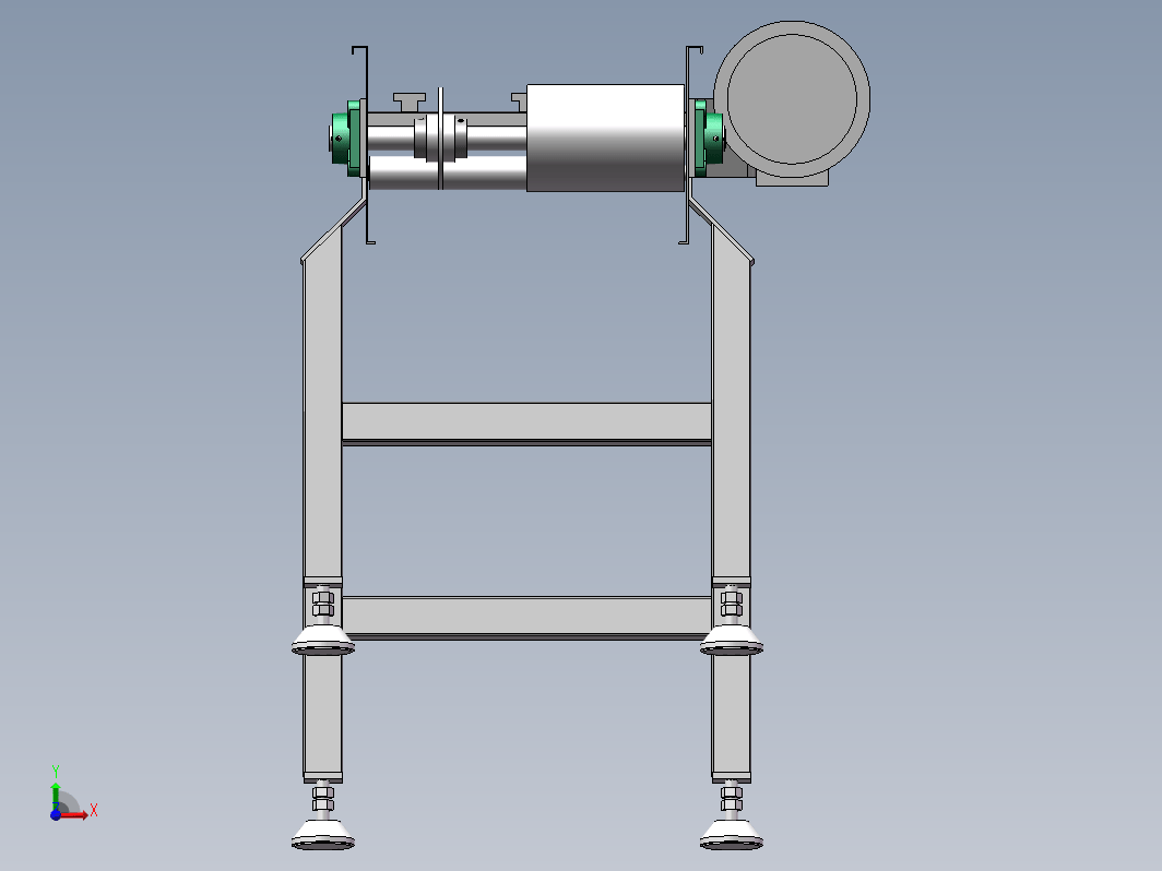 流水线 3D模型