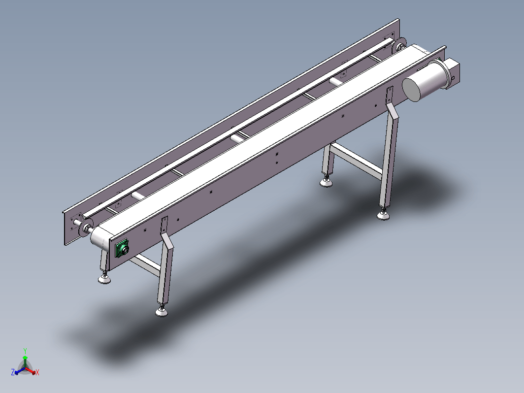 流水线 3D模型