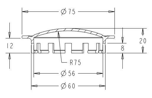 机油盖注塑模具设计一模一腔三维Creo2.0带参+CAD+说明