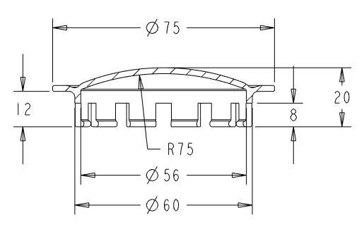 机油盖注塑模具设计一模一腔三维Creo2.0带参+CAD+说明缩略图