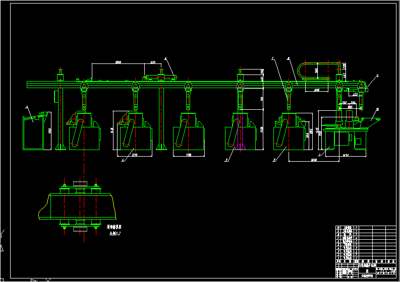 凸轮轴加工自动线机械手设计CAD+说明书